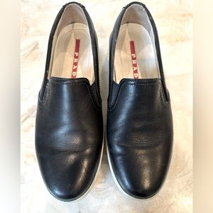 Prada leather slip-n sneakers - Womens